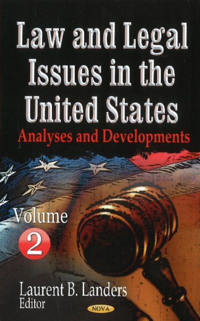 Book cover of: Law & Legal Issues in the United States. By: Laurent B. Landers