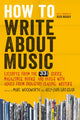 Book cover of: How to Write About Music