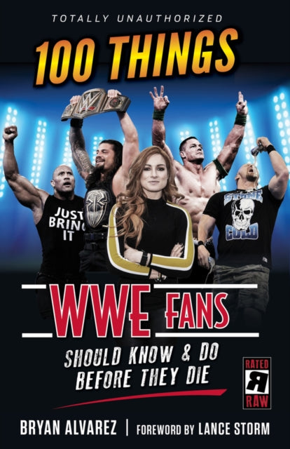 Book cover of: 100 Things WWE Fans Should Know & Do Before They Die. By: Bryan Alvarez