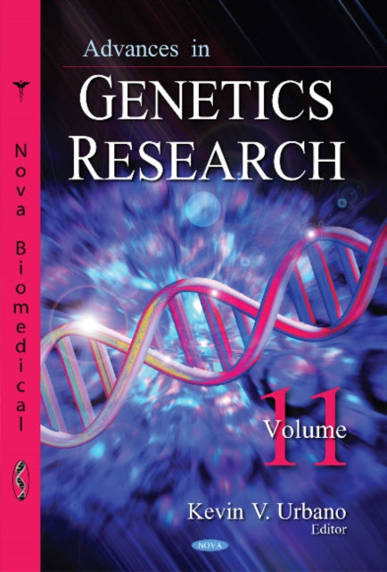 Book cover of: Advances in Genetics Research. By: Kevin V. Urbano