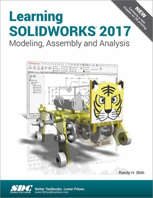 Book cover of: Learning SOLIDWORKS 2017. By: Randy Shih