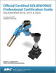 Book cover of: Official Certified SOLIDWORKS Professional Certification Guide (SOLIDWORKS 2018, 2019, & 2020). By: David C. Planchard