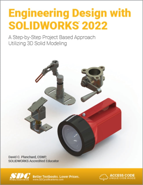 Book cover of: Engineering Design with SOLIDWORKS 2022. By: David Planchard