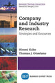 Book cover of: Company and Industry Research. By: Hiromi Kubo