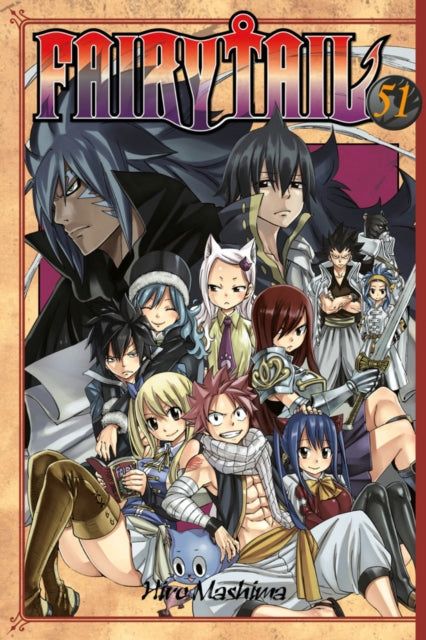 Book cover of: Fairy Tail 51. By: Hiro Mashima