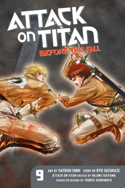 Book cover of: Attack On Titan: Before The Fall 9. By: 涼風涼