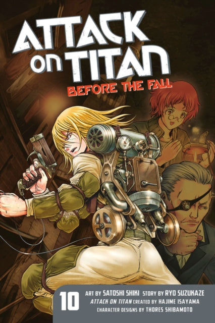 Book cover of: Attack On Titan: Before The Fall 10. By: 涼風涼