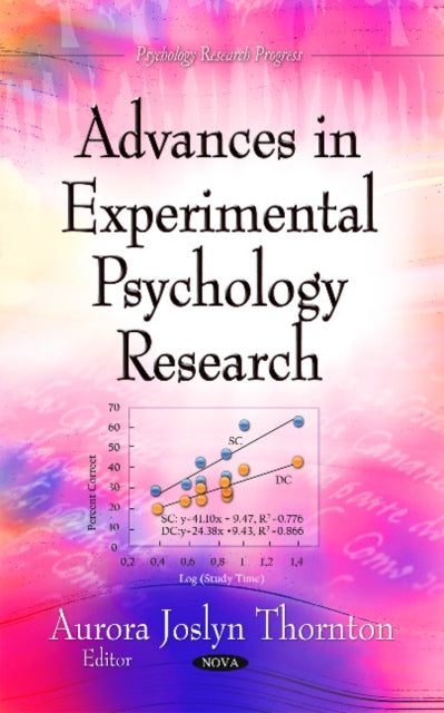 Book cover of: Advances in Experimental Psychology Research. By: Aurora Joslyn Thornton
