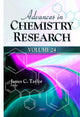 Book cover of: Advances in Chemistry Research. By: Taylor, James C.