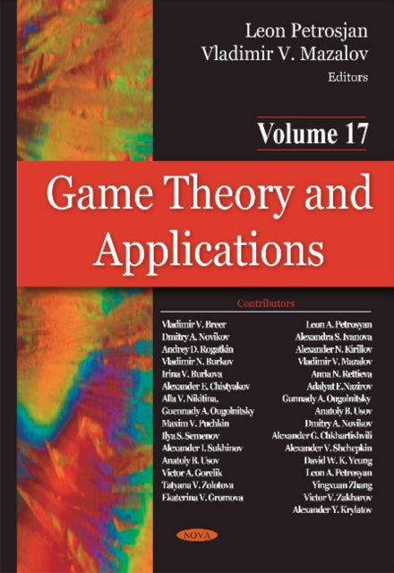Book cover of: Game Theory & Applications. By: Vladimir Mazalov