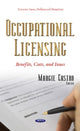 Book cover of: Occupational Licensing. By: Margie Castro