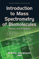 Book cover of: Introduction to Mass Spectrometry of Biomolecules. By: Marko Jovanović