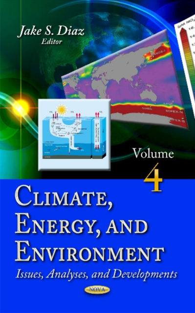 Book cover of: Climate, Energy & Environment. By: Jake S. Diaz