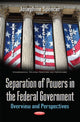 Book cover of: Separation of Powers in the Federal Government. By: Josephine Spencer