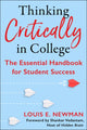 Book cover of: Thinking Critically in College. By: Louis Newman