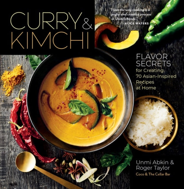 Book cover of: Curry & Kimchi. By: Unmi Abkin