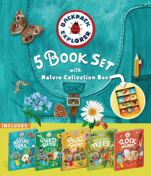 Book cover of: Backpack Explorer 5-Book Set with Nature Collection Box. By: Editors of Storey Publishing
