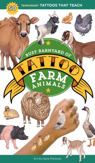 Book cover of: Busy Barnyard of Tattoo Farm Animals