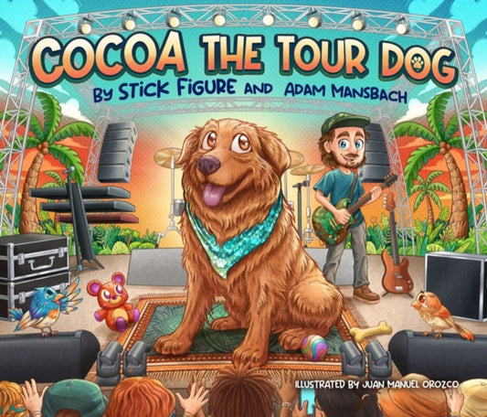 Book cover of: Cocoa The Tour Dog. By: Stick Figure