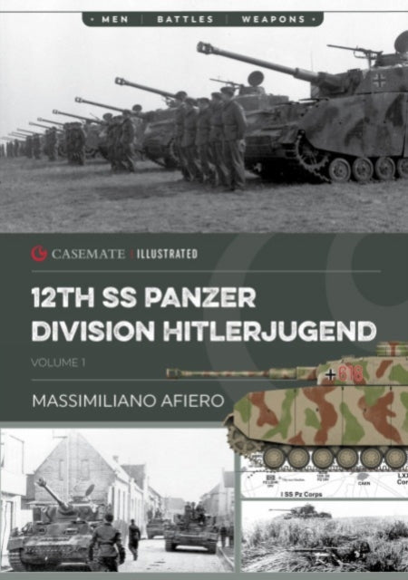 Book cover of: 12th SS Panzer Division Hitlerjugend. By: Massimiliano Afiero