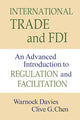 Book cover of: International Trade and FDI. By: Warnock Davies