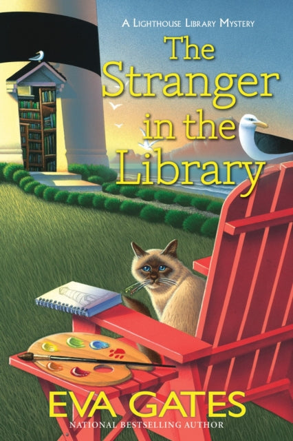 Book cover of: Stranger in the Library. By: Eva Gates