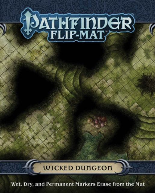 Book cover of: Pathfinder Flip-Mat: Wicked Dungeon