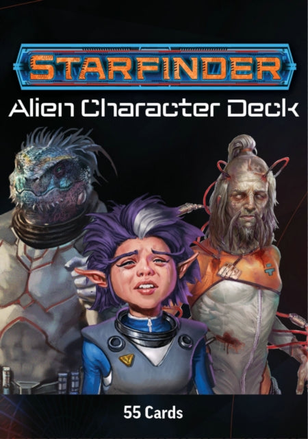 Book cover of: Starfinder Alien Character Deck