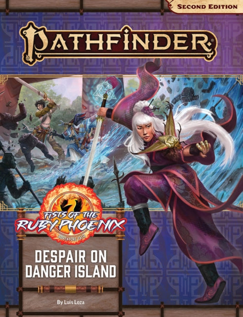 Book cover of: Pathfinder Adventure Path: Despair on Danger Island (Fists of the Ruby Phoenix 1 of 3) (P2). By: Paizo Staff