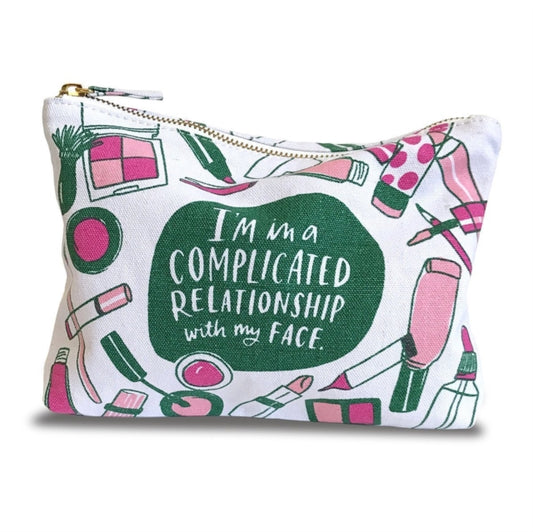Book cover of: Em & Friends Complicated Relationship Canvas Pouch
