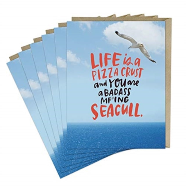 Book cover of: 6-Pack Em & Friends Pizza Crust Card