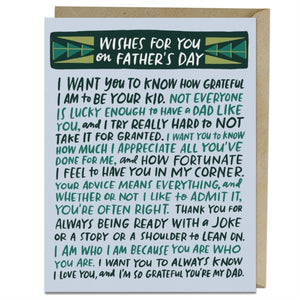 6-Pack Em & Friends Wishes For You Fathers Day Card