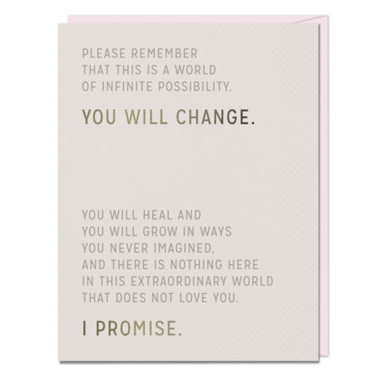 Book cover of: 6-Pack Elizabeth Gilbert You Will Change Card