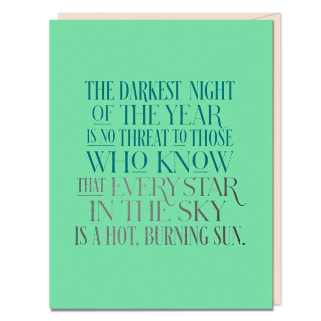 Book cover of: 6-Pack  Elizabeth Gilbert for Em & Friends The Darkest Night Card