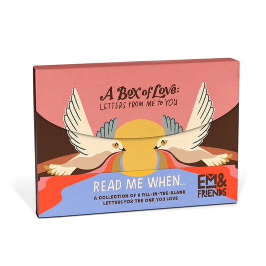 Book cover of: Em & Friends A Box of Love Fill in the Love Read Me When. By: Em & Em & Friends