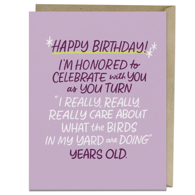 Book cover of: 6-Pack Em & Friends Care About Birds Years Old Birthday Cards