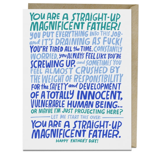 Book cover of: 6-Pack Em & Friends Magnificent Father Card