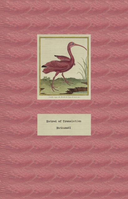 Book cover of: Hatred of Translation. By: Nathanaël