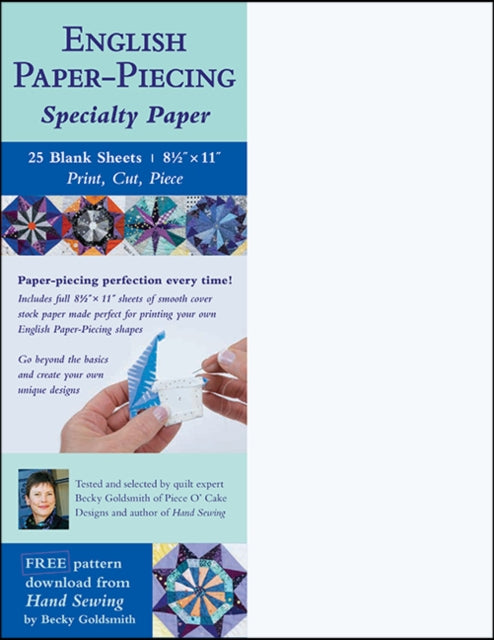 Book cover of: English Paper-Piecing Specialty Paper. By: B. Goldsmith