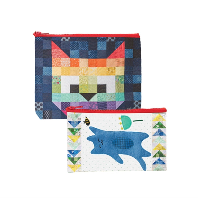 Book cover of: Patchwork Cats Eco Pouch Set. By: P. Morgan