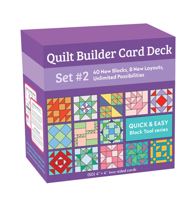 Book cover of: Quilt Builder Card Deck Set #2. By: C&T