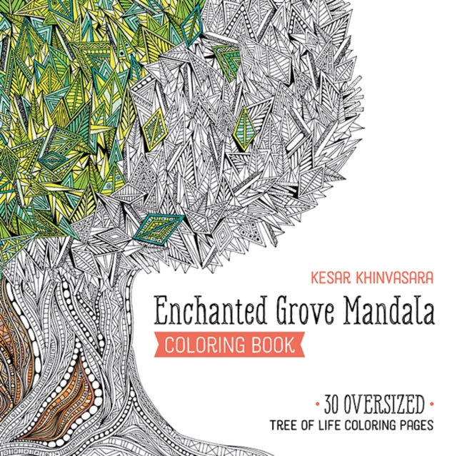 Book cover of: Enchanted Grove Mandala Coloring Book