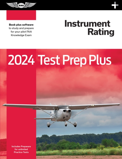 Book cover of: Instrument Rating 2024. By: ASA Test Prep Board