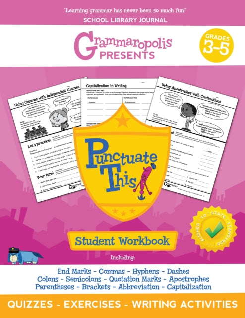 Book cover of: Punctuation Workbook, Grades 3-5