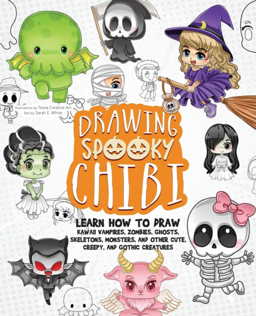 Book cover of: Drawing Spooky Chibi. By: Tessa Creative Art