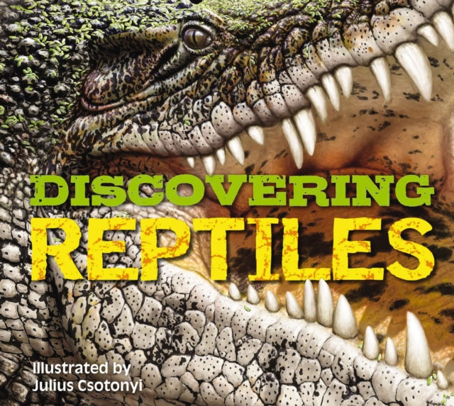 Book cover of: Discovering Reptiles. By: Julius T. Csotonyi