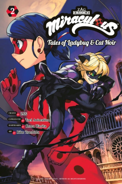 Book cover of: Miraculous: Tales of Ladybug & Cat Noir (Manga) 2. By: Koma Warita