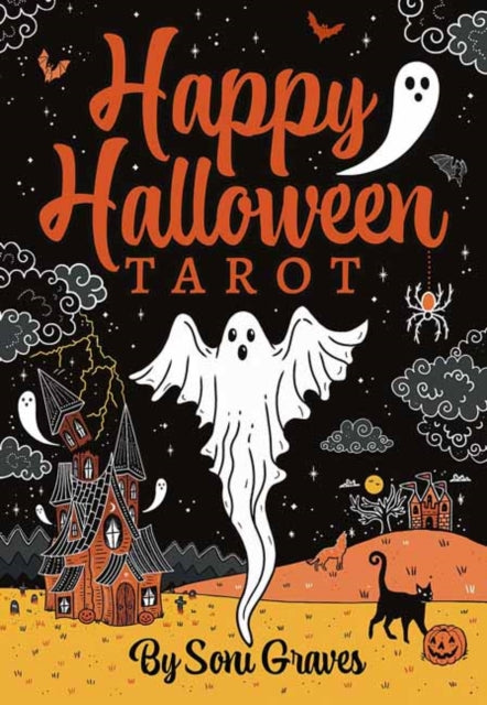Book cover of: Happy Halloween Tarot