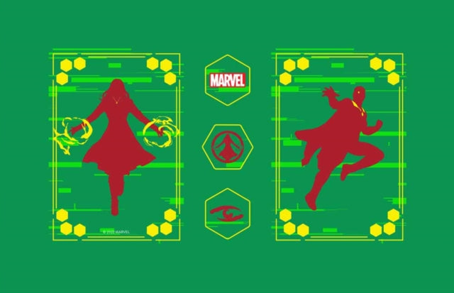Book cover of: Marvel: The Tiny Book of Scarlet Witch and Vision