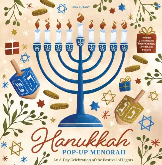 Book cover of: Hanukkah Pop-Up Menorah. By: Lisa Rojany